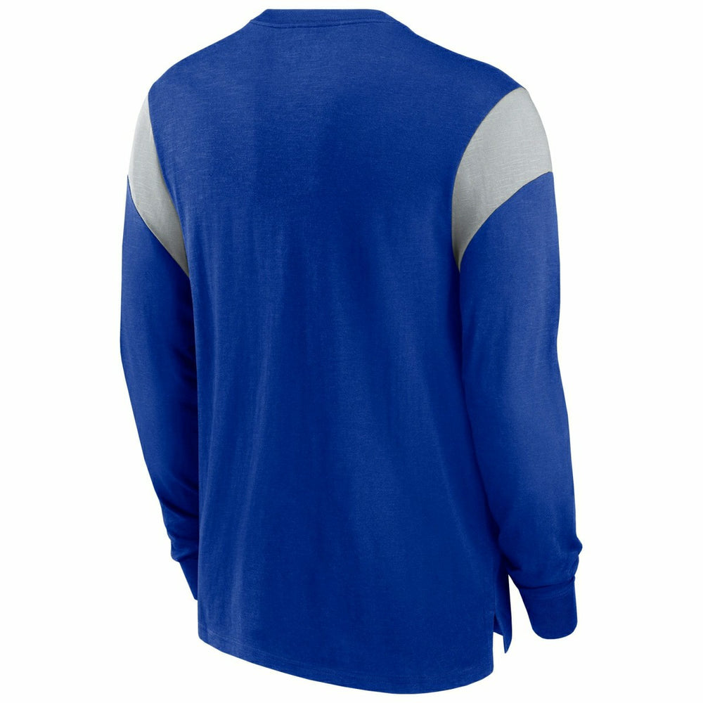 Dallas Cowboys NFL Historic Nike Slub Long Sleeve Shirt Blue Taass for sale