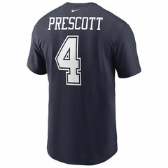 Dak Prescott #4 Dallas Cowboys Nike Player NFL T-Shirt Navy Taass US