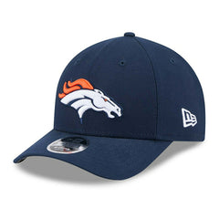 Denver Broncos NFL Team Logo New Era 9FORTY M-Crown Snapback Cap Navy Taass sale
