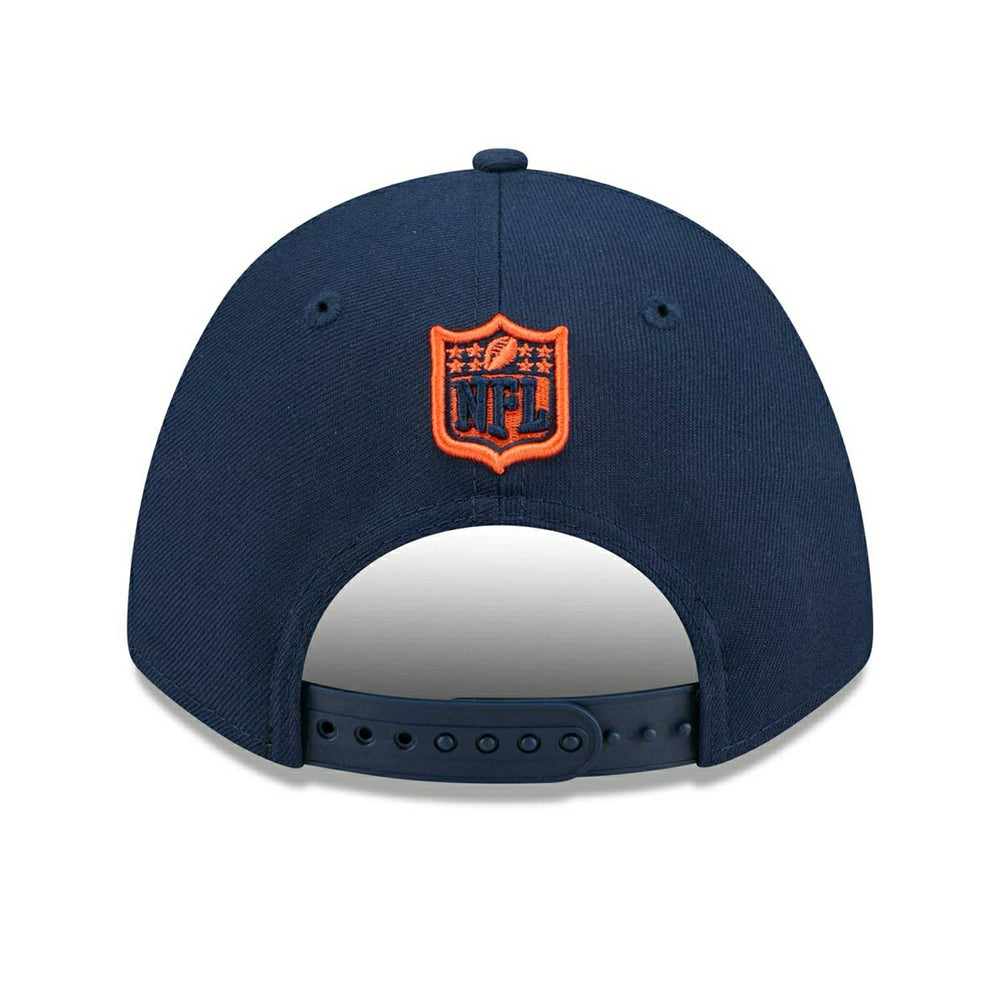 Denver Broncos NFL Team Logo New Era 9FORTY M-Crown Snapback Cap Navy Taass sale