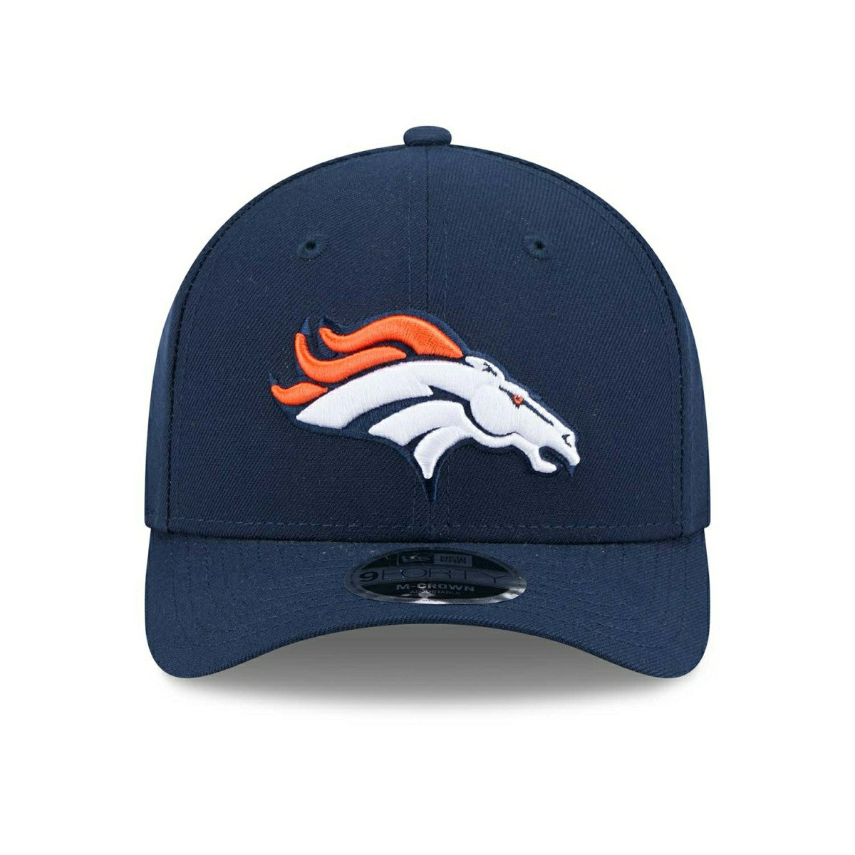 Denver Broncos NFL Team Logo New Era 9FORTY M-Crown Snapback Cap Navy Taass sale