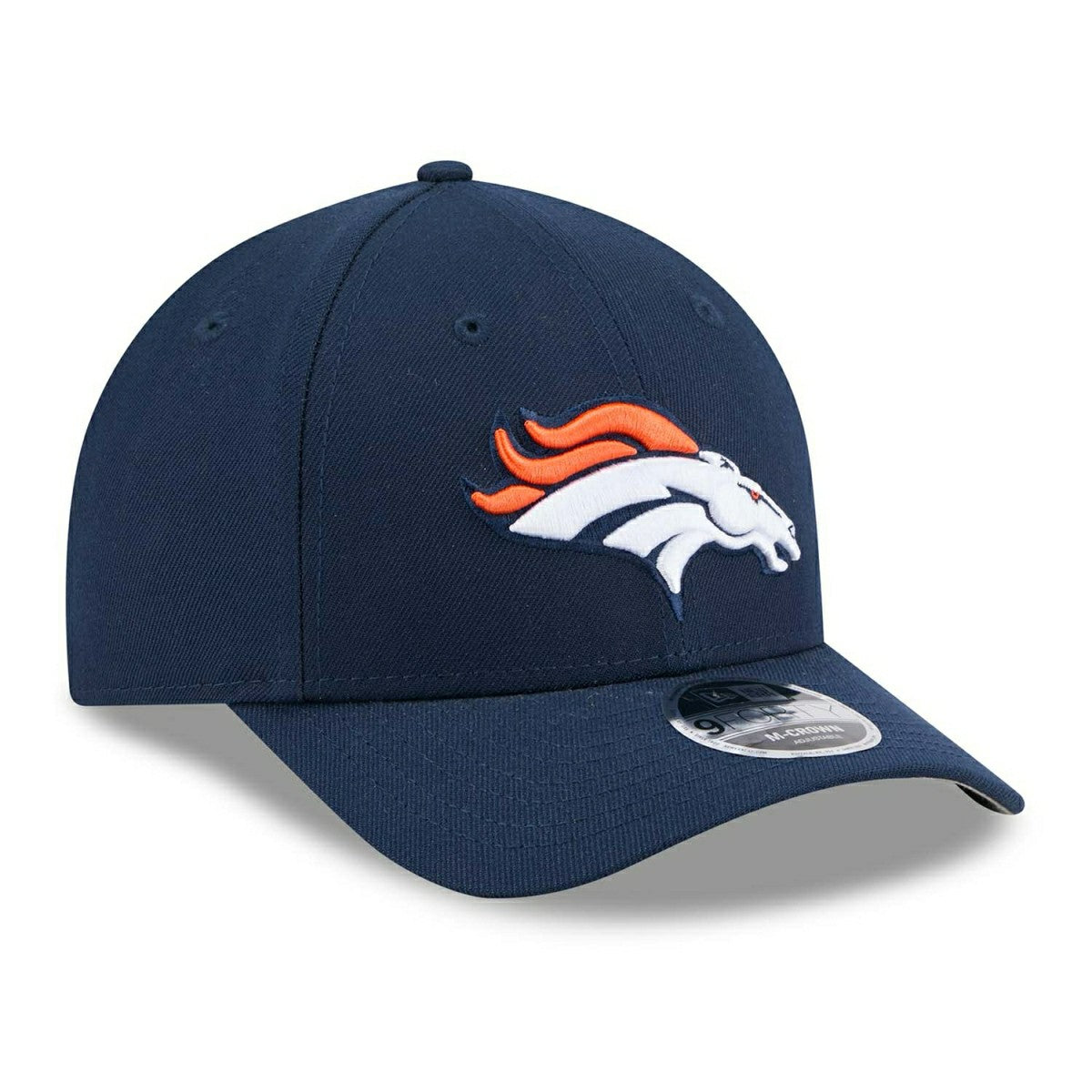 Denver Broncos NFL Team Logo New Era 9FORTY M-Crown Snapback Cap Navy Taass sale
