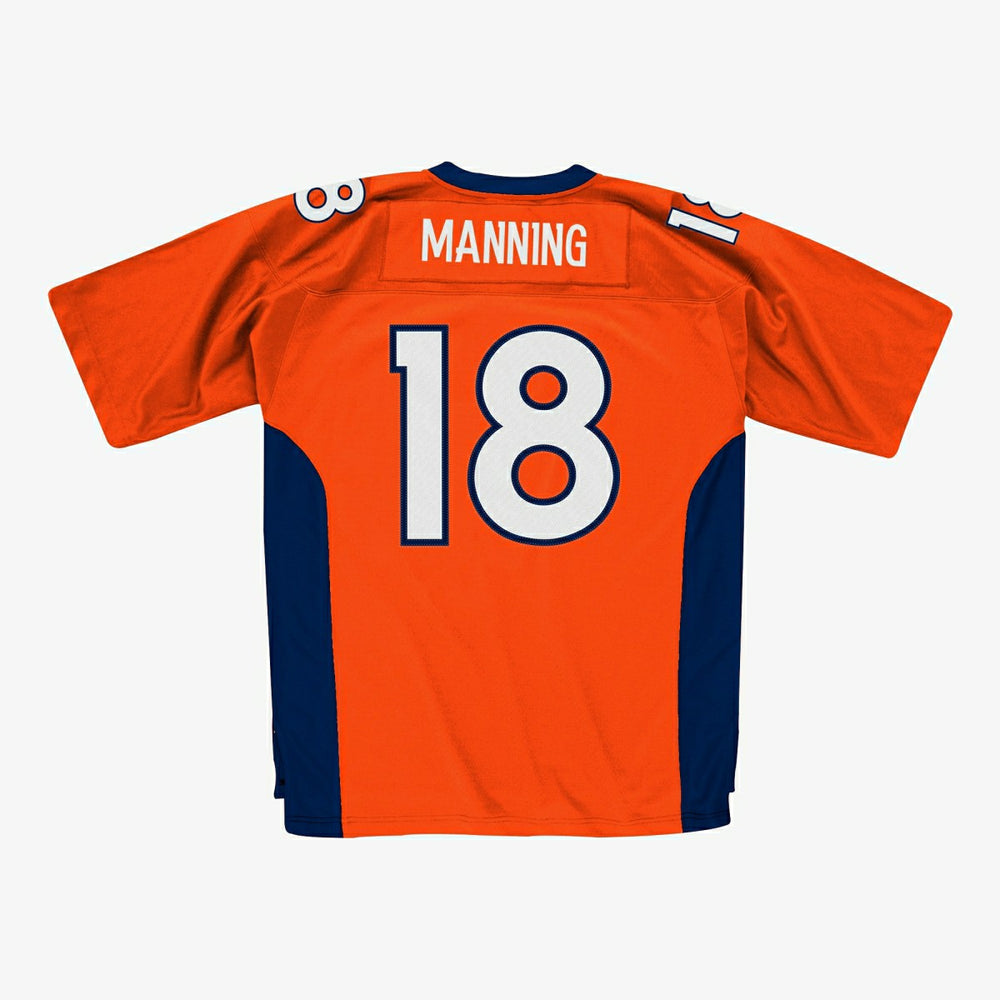 Peyton Manning #18 Denver Broncos Throwback NFL Jersey Orange Fashion