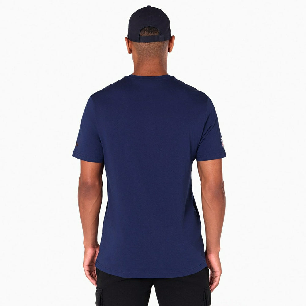 Denver Broncos Team Logo New Era NFL T-Shirt Navy Fashion