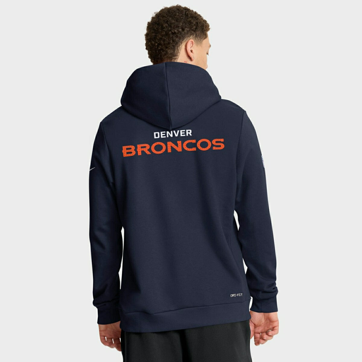 Denver Broncos 2025 NFL Sideline Nike Standard Issue Hoodie Navy Fashion