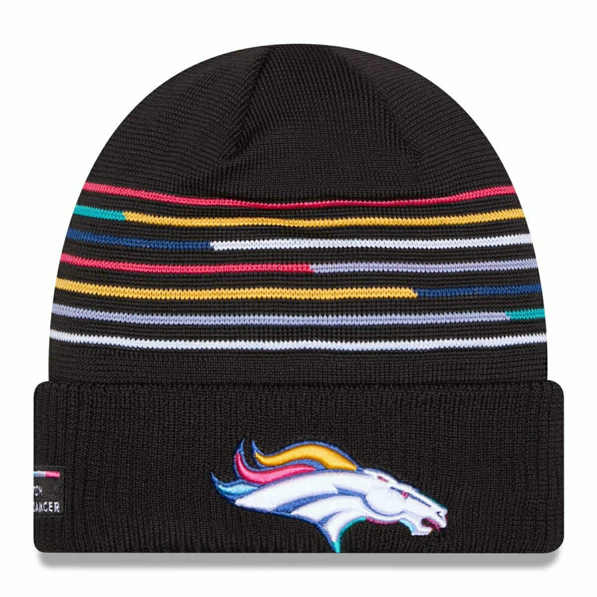 Denver Broncos 2025 NFL Crucial Catch New Era Knit Hat Lifestyle