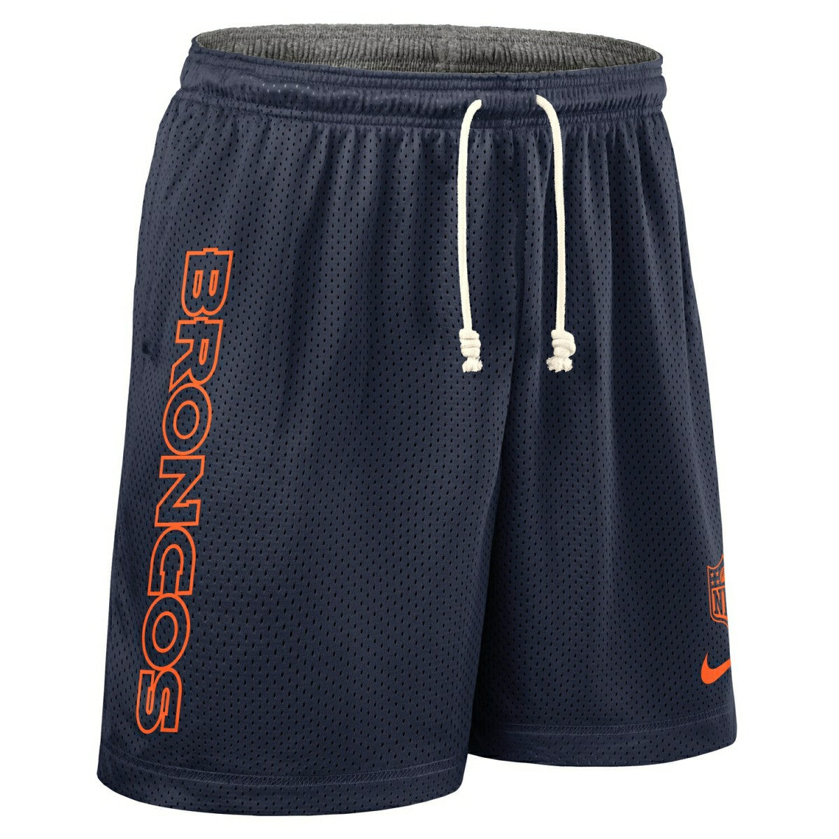 Denver Broncos 2025 NFL Sideline Reversible Mesh Nike Dri-FIT Shorts Navy Taass for sale