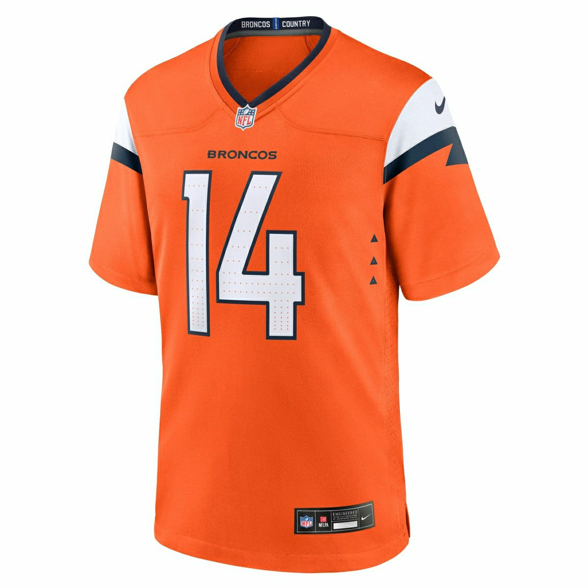 Courtland Sutton #14 Denver Broncos Nike Game NFL Jersey Orange Taass US