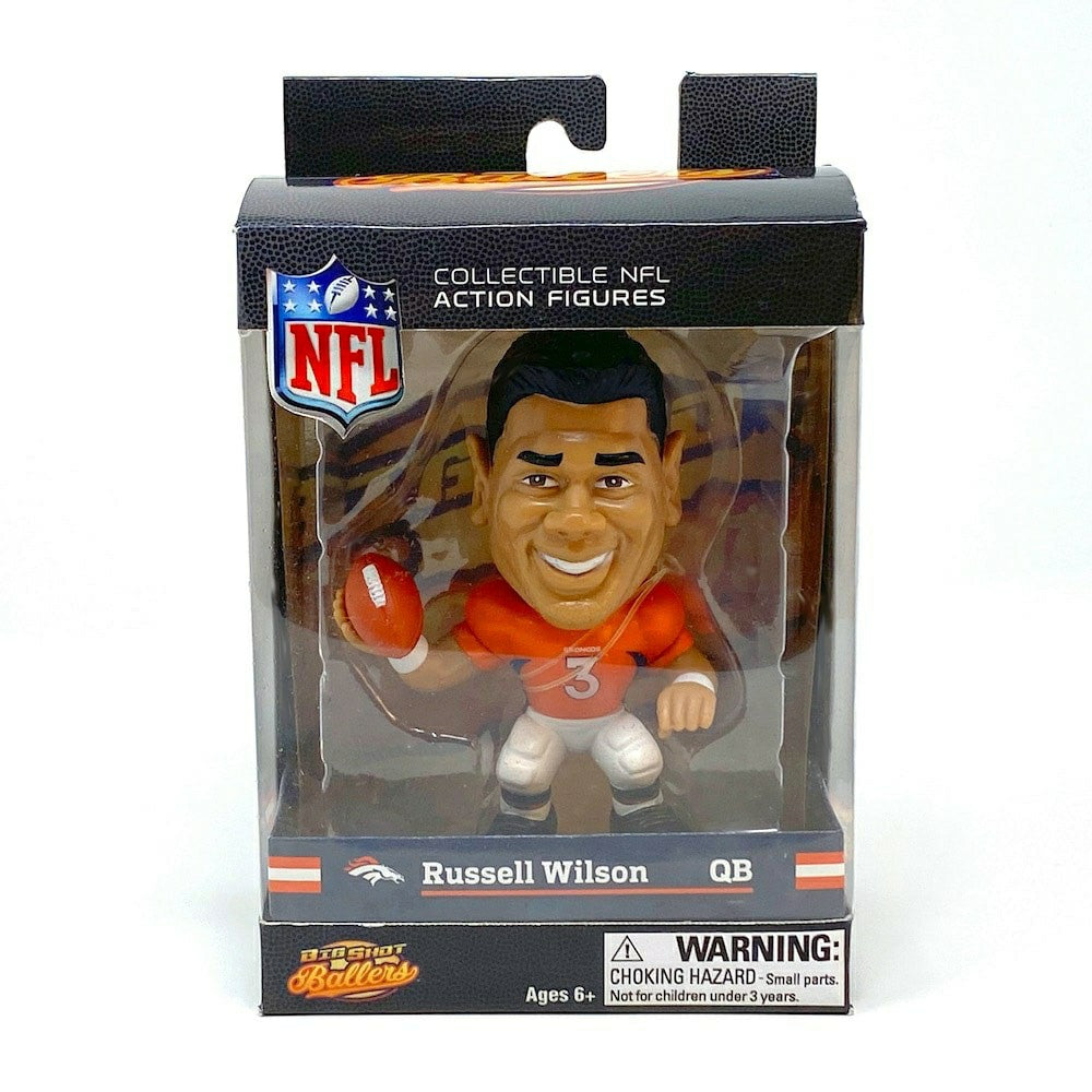 Russell Wilson Denver Broncos Big Shot Ballers NFL Figure Fashion