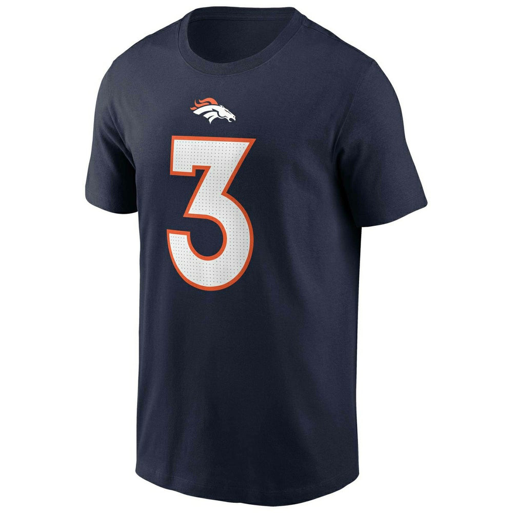 Russell Wilson #3 Denver Broncos Nike Player NFL T-Shirt Navy Fashion