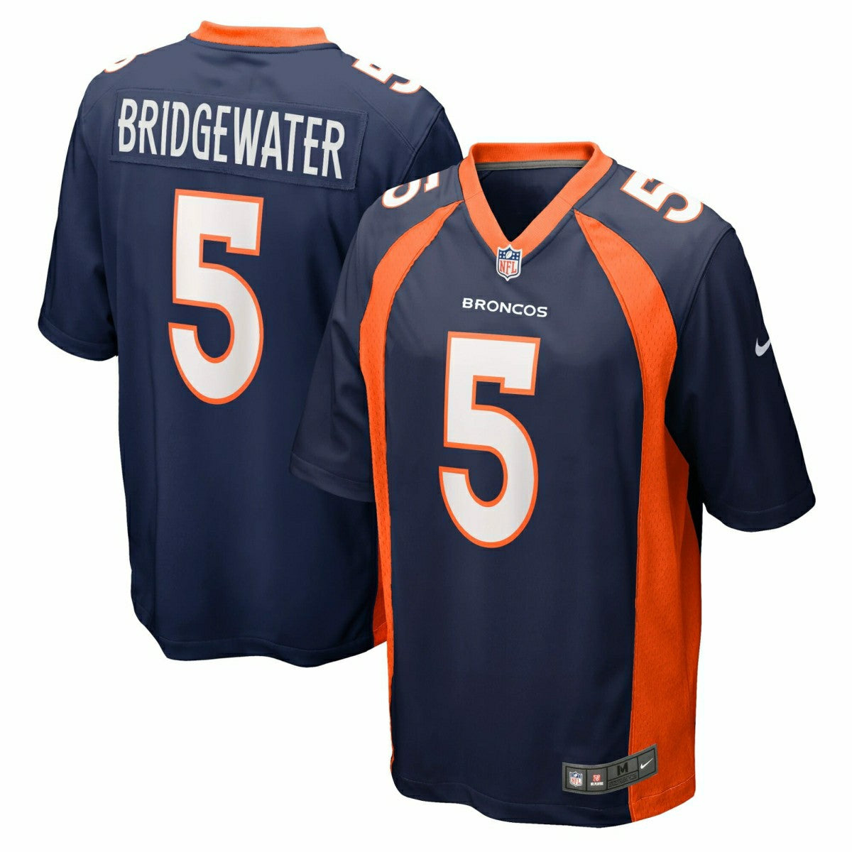 Teddy Bridgewater #5 Denver Broncos Nike Game NFL Jersey Alternate Navy Fashion