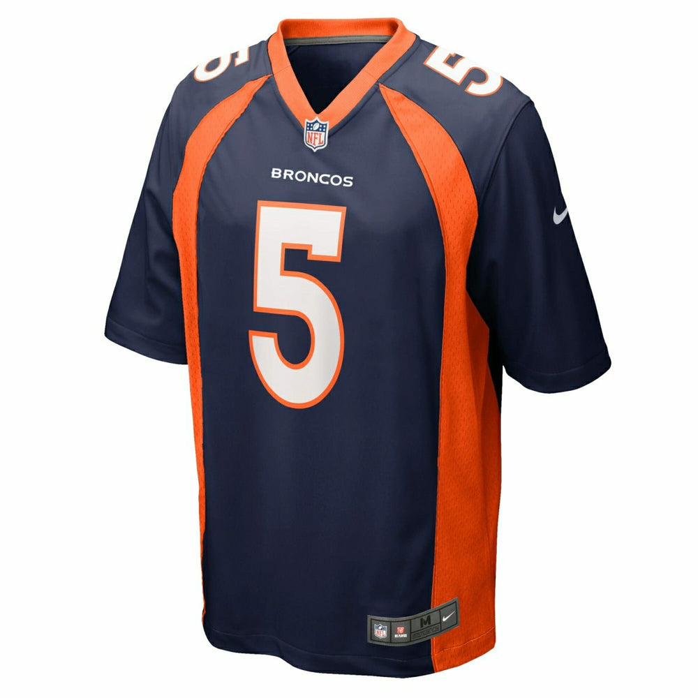 Teddy Bridgewater #5 Denver Broncos Nike Game NFL Jersey Alternate Navy Fashion