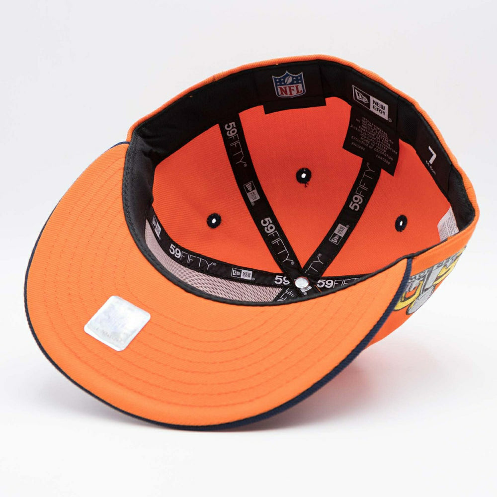 Denver Broncos Super Bowl 50 New Era 59FIFTY Fitted NFL Cap Orange Taass US