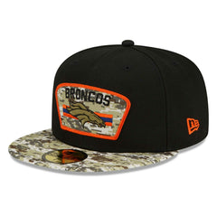 Denver Broncos 2021 NFL On-Field Salute to Service New Era 59FIFTY Fitted Cap Classic