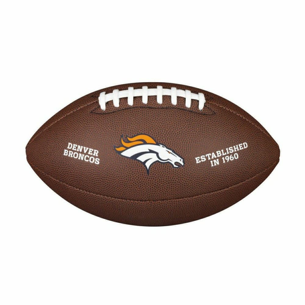 Denver Broncos Backyard Wilson Full Size NFL Football Taass for sale
