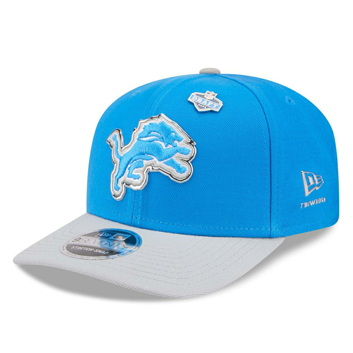 Detroit Lions 2026 NFL Draft 9SEVENTY Stretch-Snap Cap Taass sale
