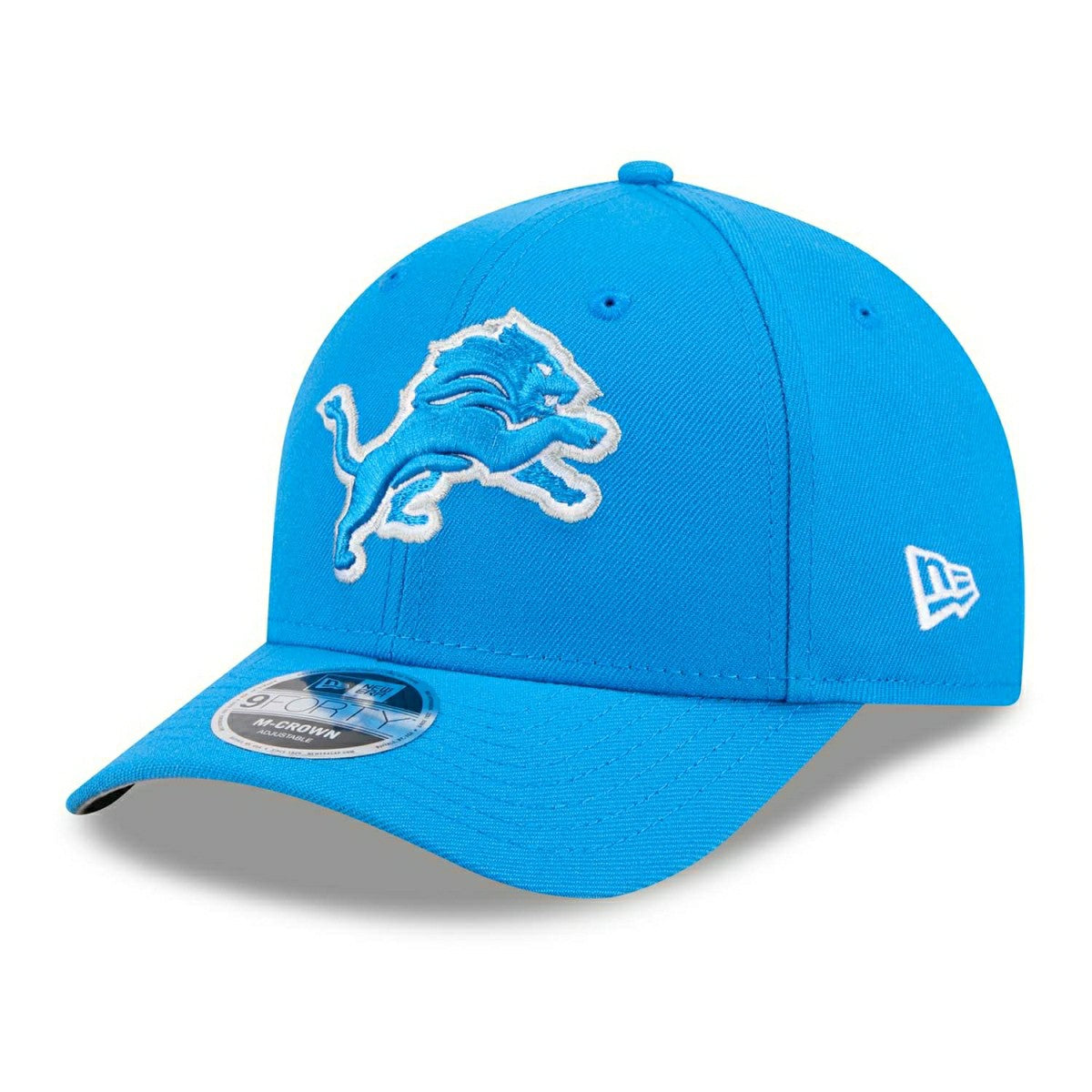Detroit Lions NFL Team Logo New Era 9FORTY M-Crown Snapback Cap Blue Classic