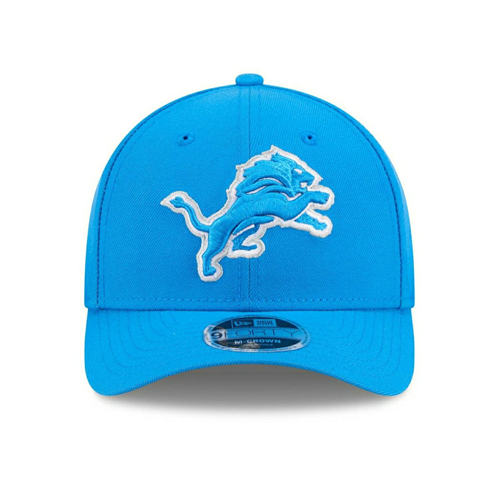 Detroit Lions NFL Team Logo New Era 9FORTY M-Crown Snapback Cap Blue Classic