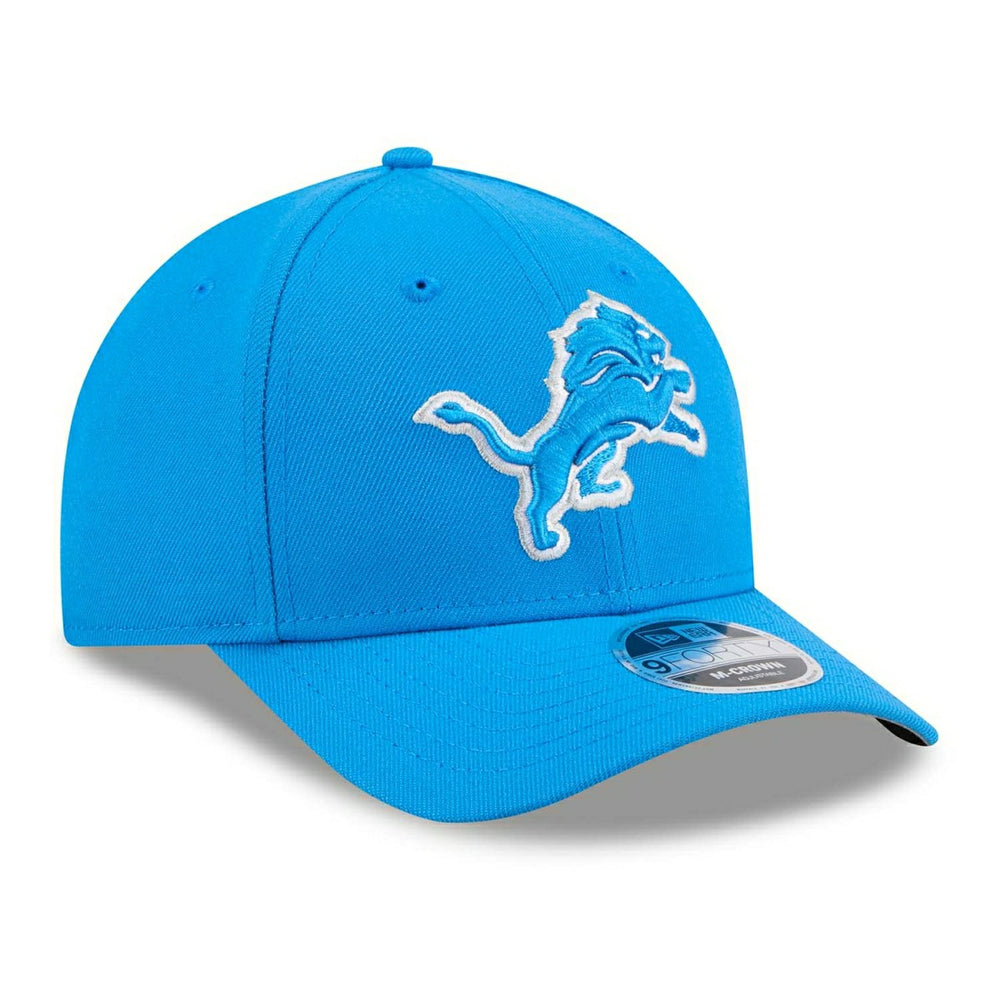 Detroit Lions NFL Team Logo New Era 9FORTY M-Crown Snapback Cap Blue Classic