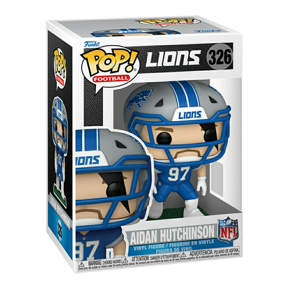 Funko POP! #326 Aidan Hutchinson Detroit Lions Vinyl NFL Figure Taass for sale