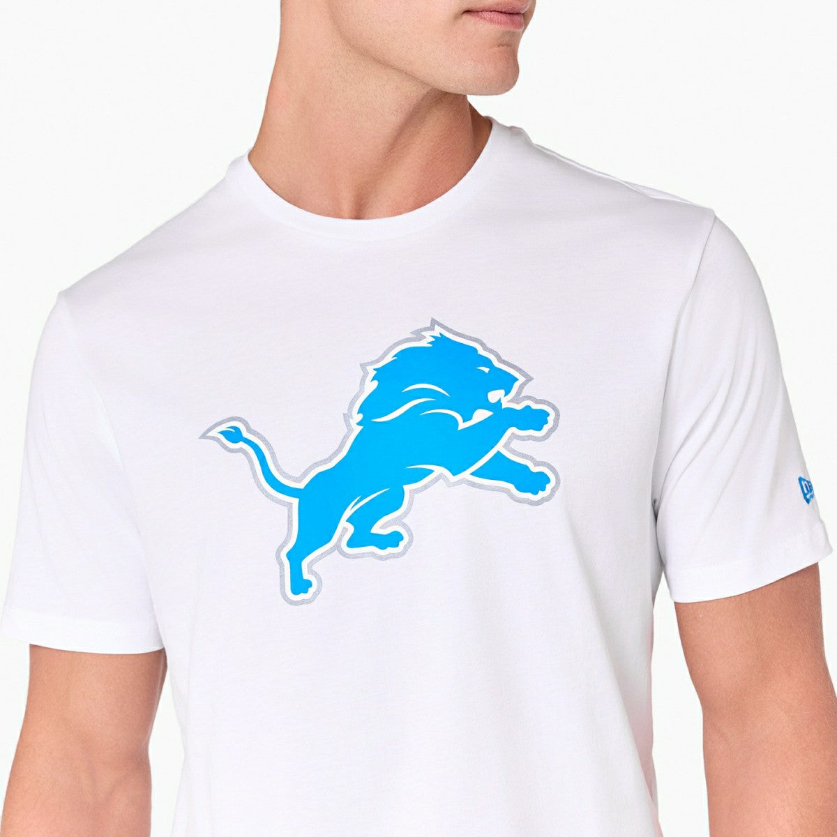 Detroit Lions Team Logo Football NFL T-Shirt Lifestyle