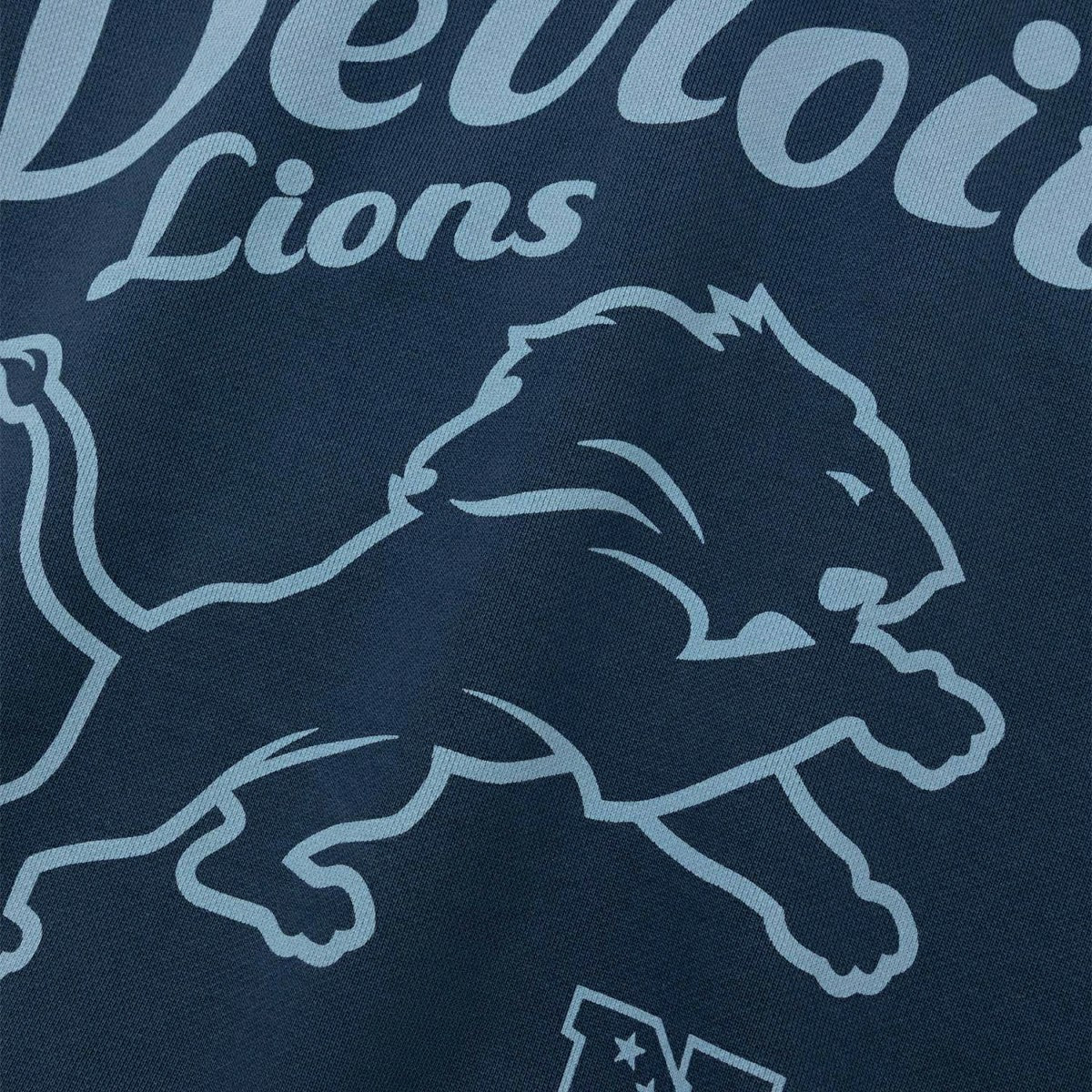 Detroit Lions L&L '96 Classics NFL Crew Sweater Navy Taass sale