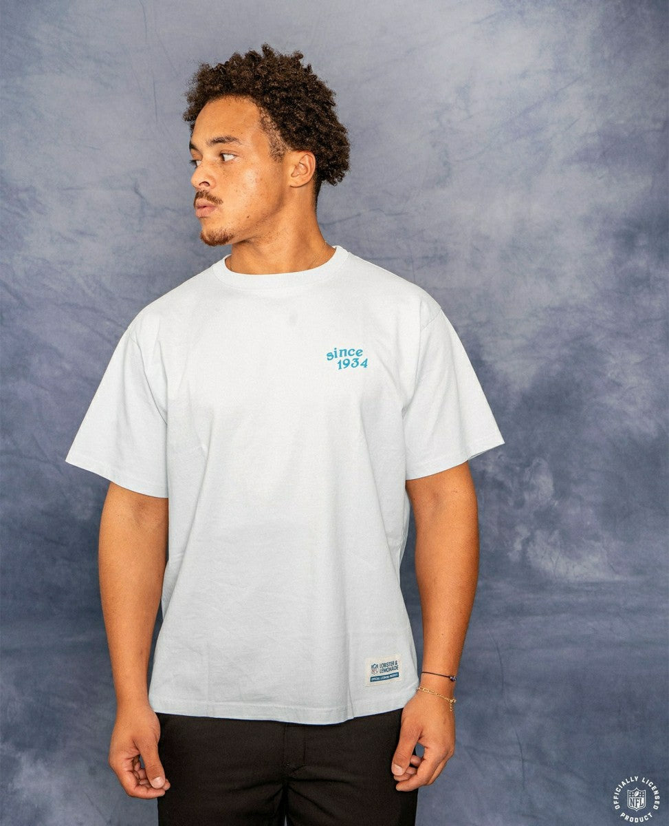 Detroit Lions L&L '89 Classics NFL T-Shirt Light Gray Taass for sale