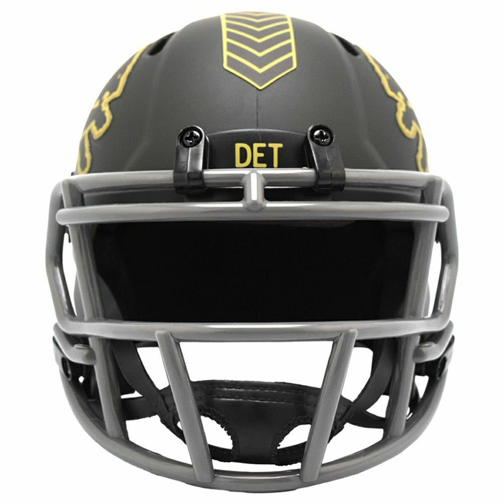 Detroit Lions 2025 Salute to Service NFL Speed Mini Helmet Taass for sale