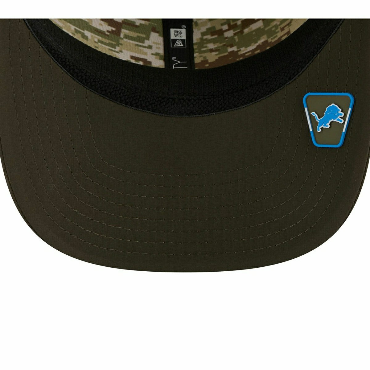 Detroit Lions 2025 NFL Salute to Service 9SEVENTY Trucker Snapback Cap Olive Taass sale