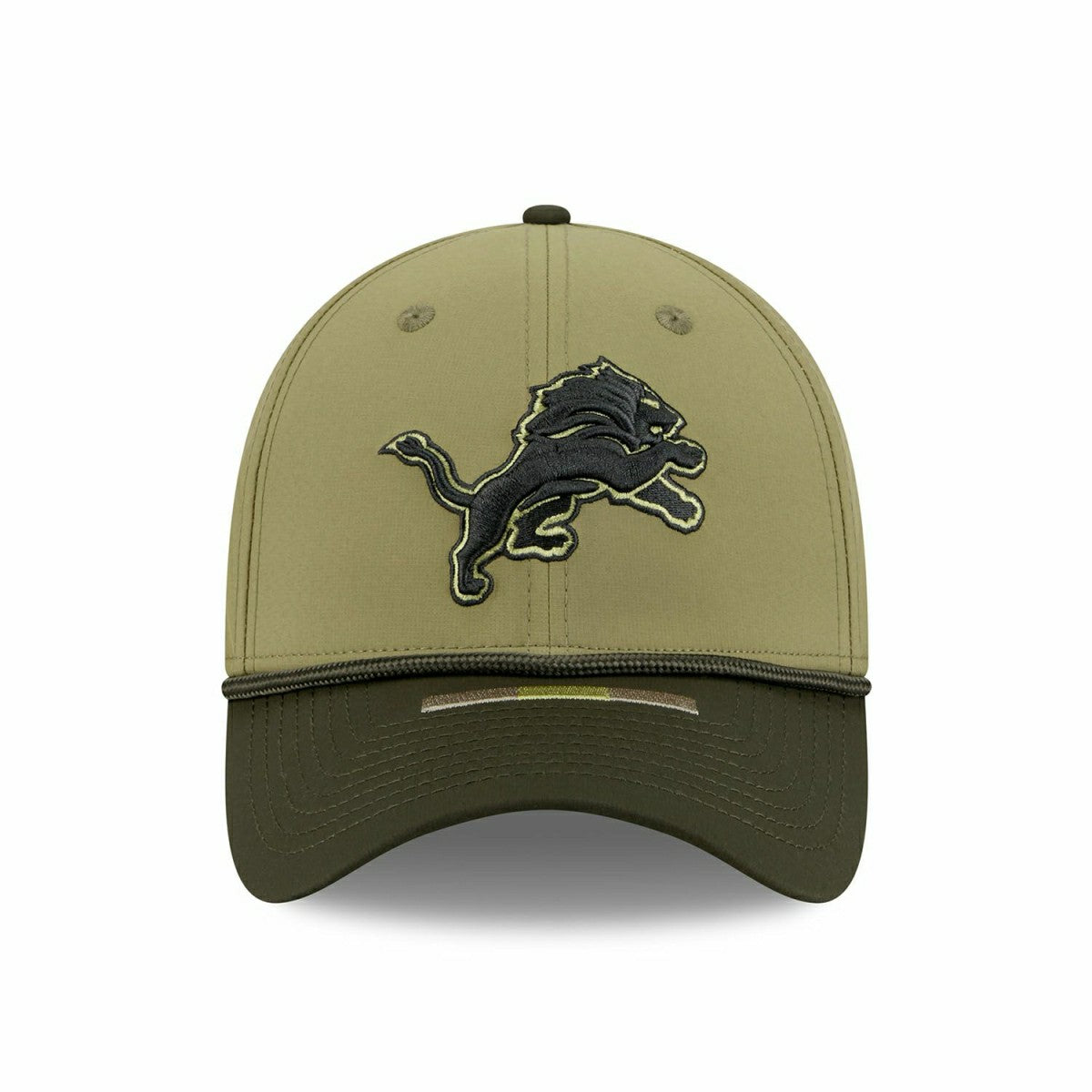 Detroit Lions 2025 NFL Salute to Service 39THIRTY Flex Cap Olive Taass for sale