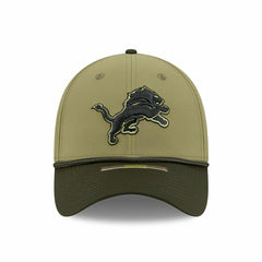 Detroit Lions 2025 NFL Salute to Service 39THIRTY Flex Cap Olive Taass for sale