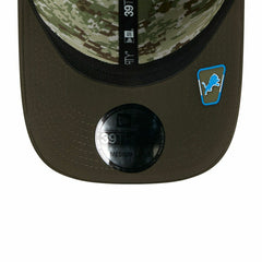 Detroit Lions 2025 NFL Salute to Service 39THIRTY Flex Cap Olive Taass for sale