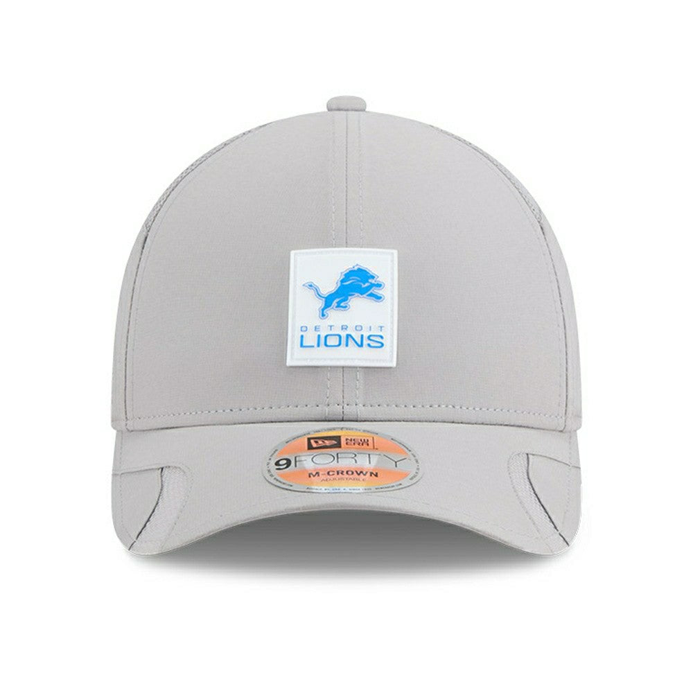 Detroit Lions 2025 NFL On-Field Sideline 9FORTY M-Crown Cap CW Grau Taass US