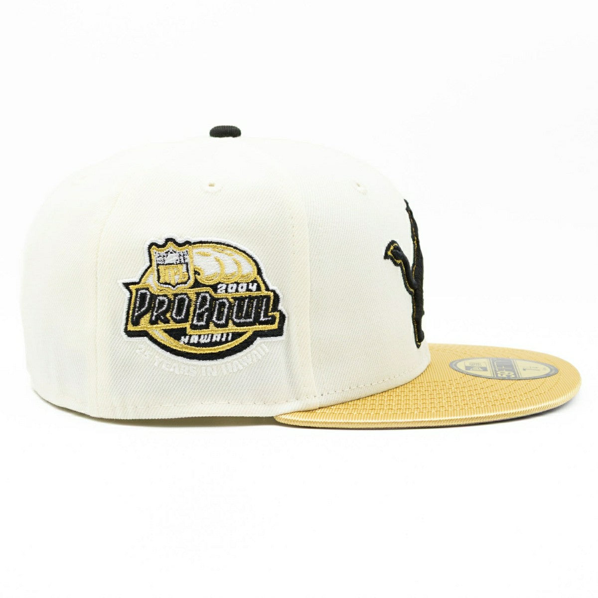 Detroit Lions 2004 Pro Bowl 59FIFTY Fitted NFL Cap Chrome Gold Taass sale