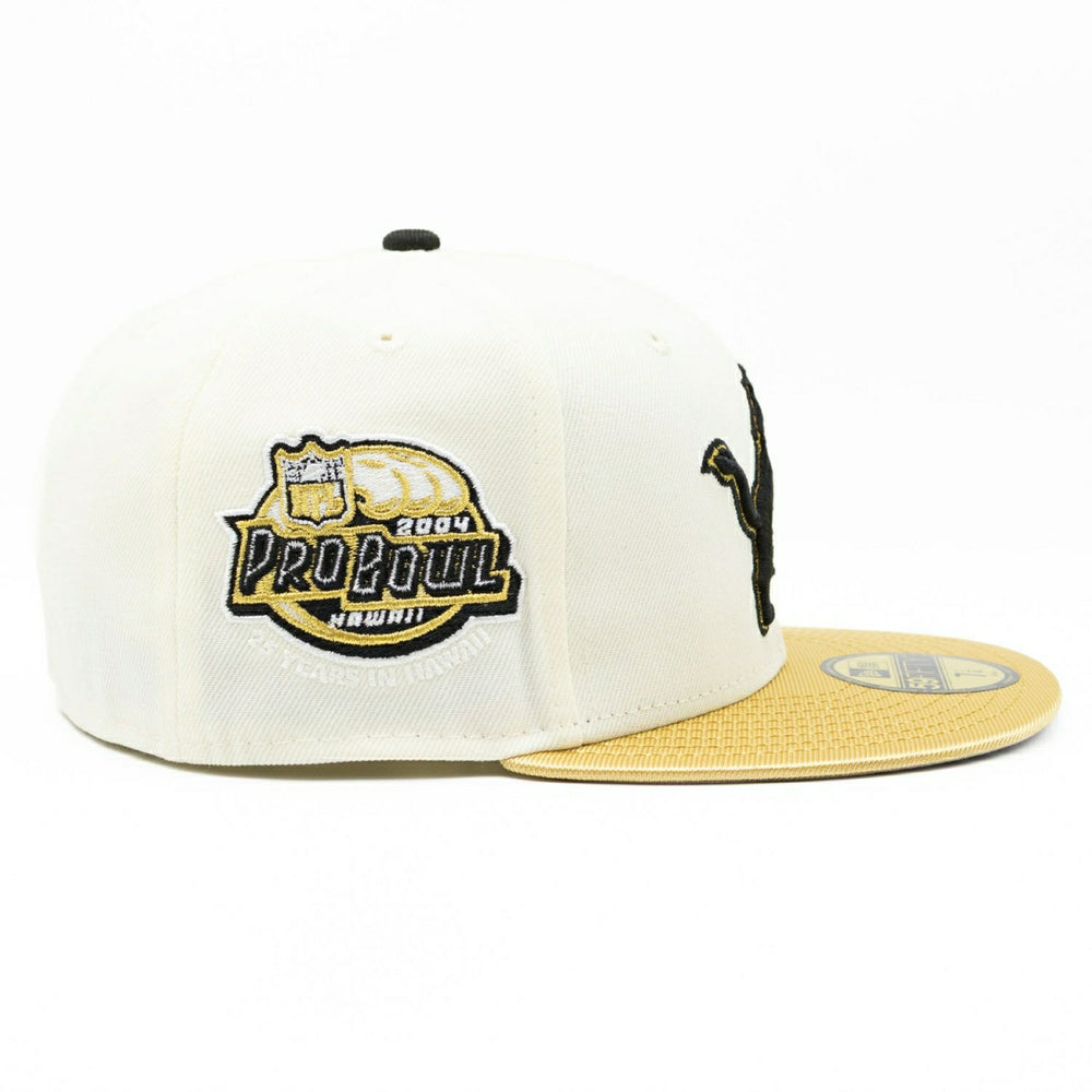 Detroit Lions 2004 Pro Bowl 59FIFTY Fitted NFL Cap Chrome Gold Taass sale