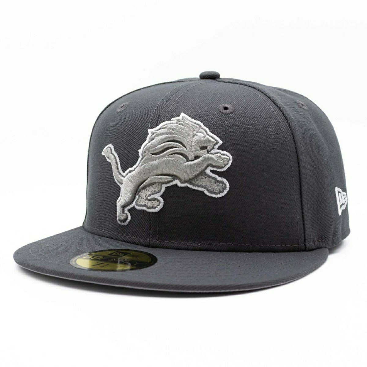 Detroit Lions 75 Seasons 59FIFTY Fitted NFL Cap Dark Gray Taass US