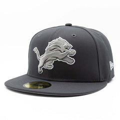 Detroit Lions 75 Seasons 59FIFTY Fitted NFL Cap Dark Gray Taass US