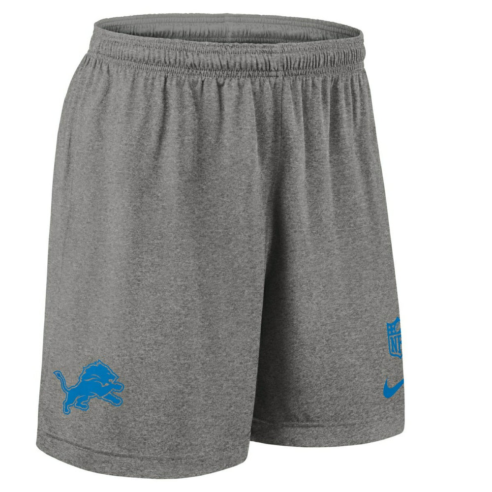 Detroit Lions 2025 NFL Sideline Reversible Mesh Nike Dri-FIT Shorts Gray Fashion