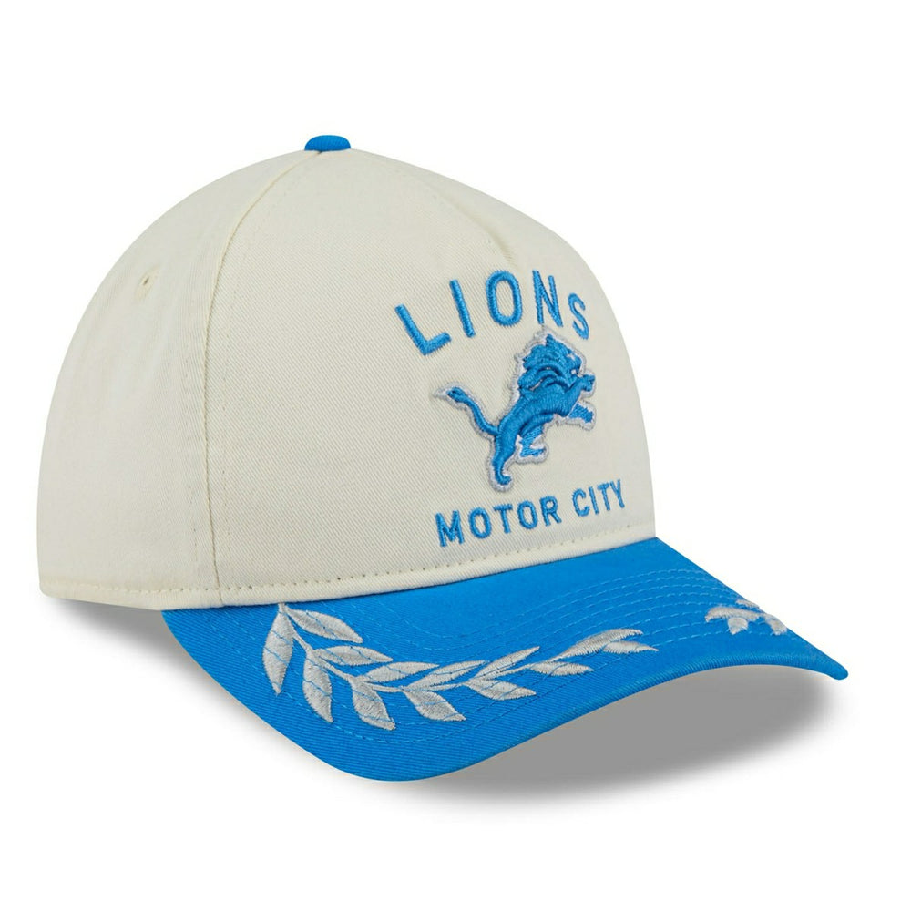 Detroit Lions 2025 NFL Draft 9TWENTY A-Frame Adjustable Cap Cream Taass for sale
