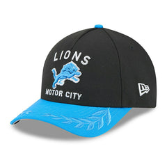 Detroit Lions 2025 NFL Draft 9FORTY M-Crown A-Frame Snapback Cap Black Taass US