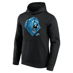 Detroit Lions Illustration NFL Hoodie Black Fashion