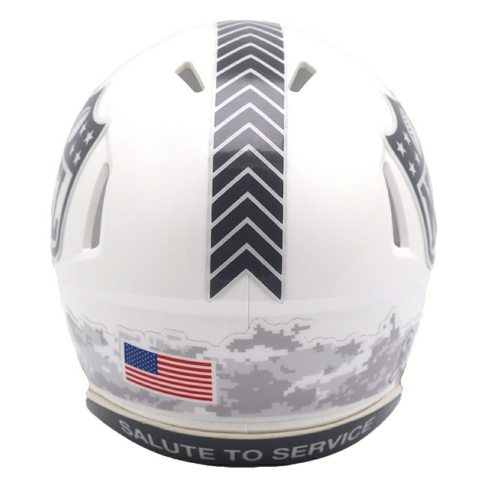 Detroit Lions 2024 Salute to Service NFL Speed Mini Helmet Taass for sale
