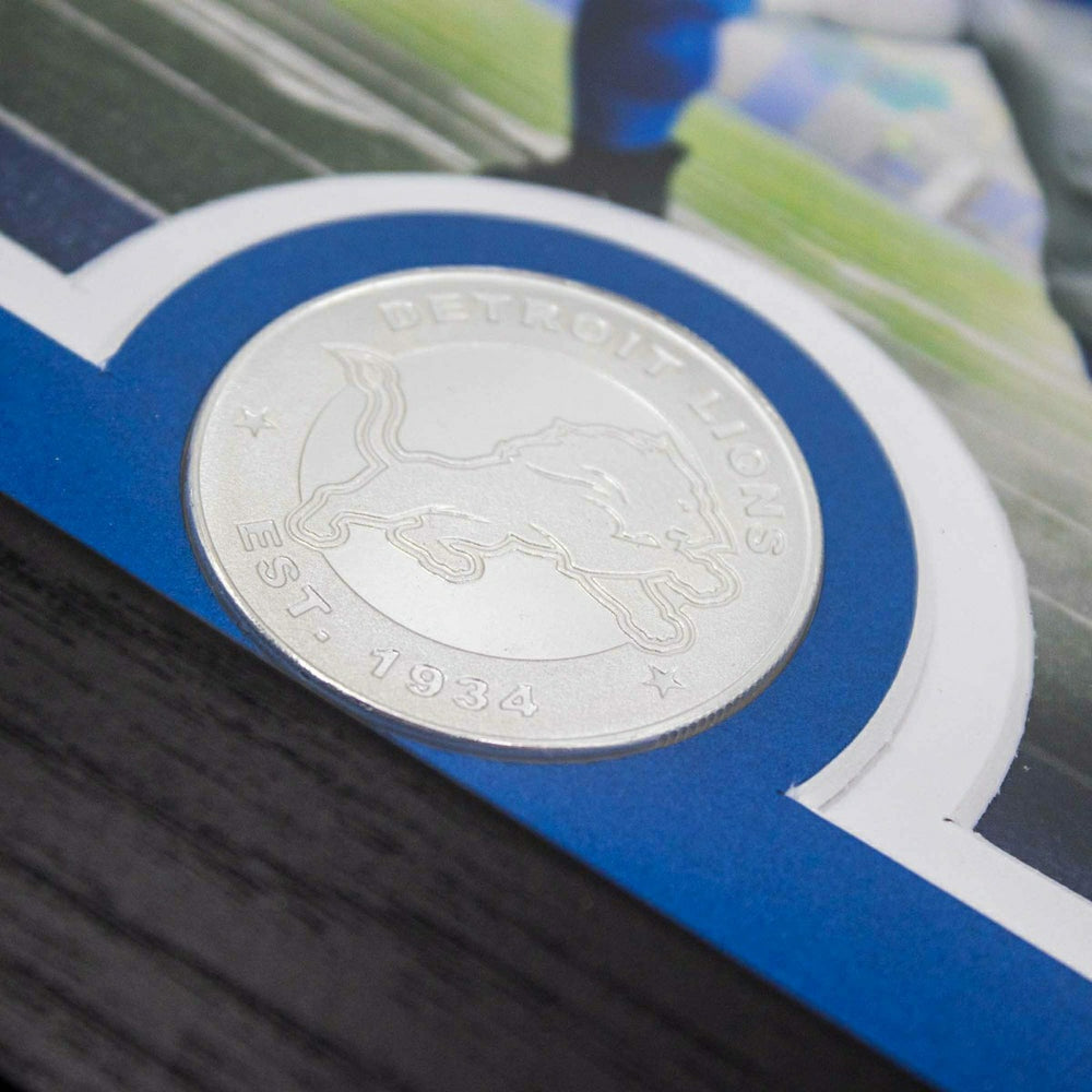 Amon-Ra St. Brown Detroit Lions Silver Coin Framed NFL Photo Classic