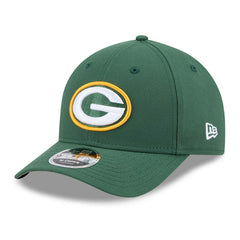 Green Bay Packers NFL Team Logo New Era 9FORTY M-Crown Snapback Cap Green Lifestyle