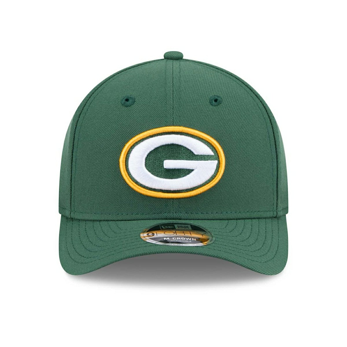 Green Bay Packers NFL Team Logo New Era 9FORTY M-Crown Snapback Cap Green Lifestyle