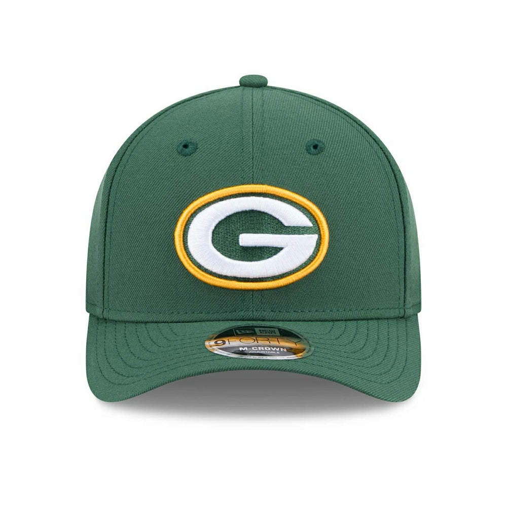 Green Bay Packers NFL Team Logo New Era 9FORTY M-Crown Snapback Cap Green Lifestyle