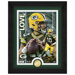 Jordan Love Green Bay Packers Artist Proof Silver Coin NFL Photo Frame Fashion