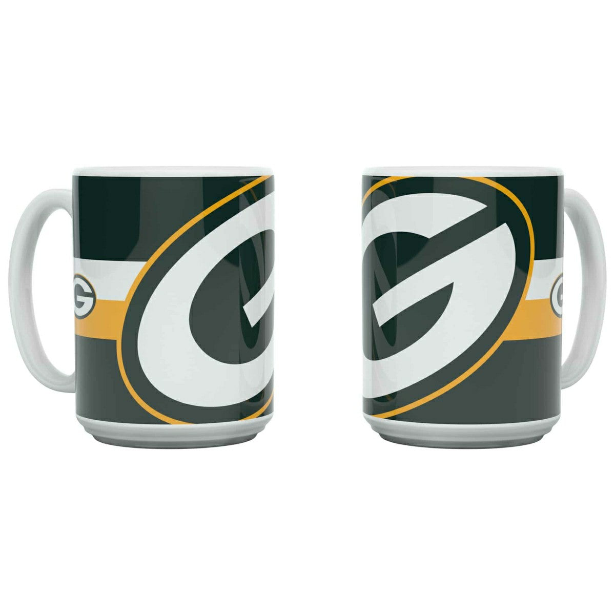 Green Bay Packers Triple Logo Jumbo Mug (450 ml) Taass US