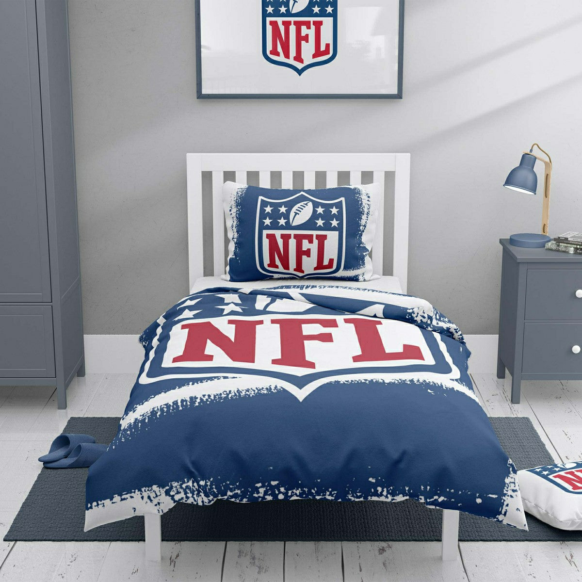 Green Bay Packers Raw NFL Bedding Set Classic