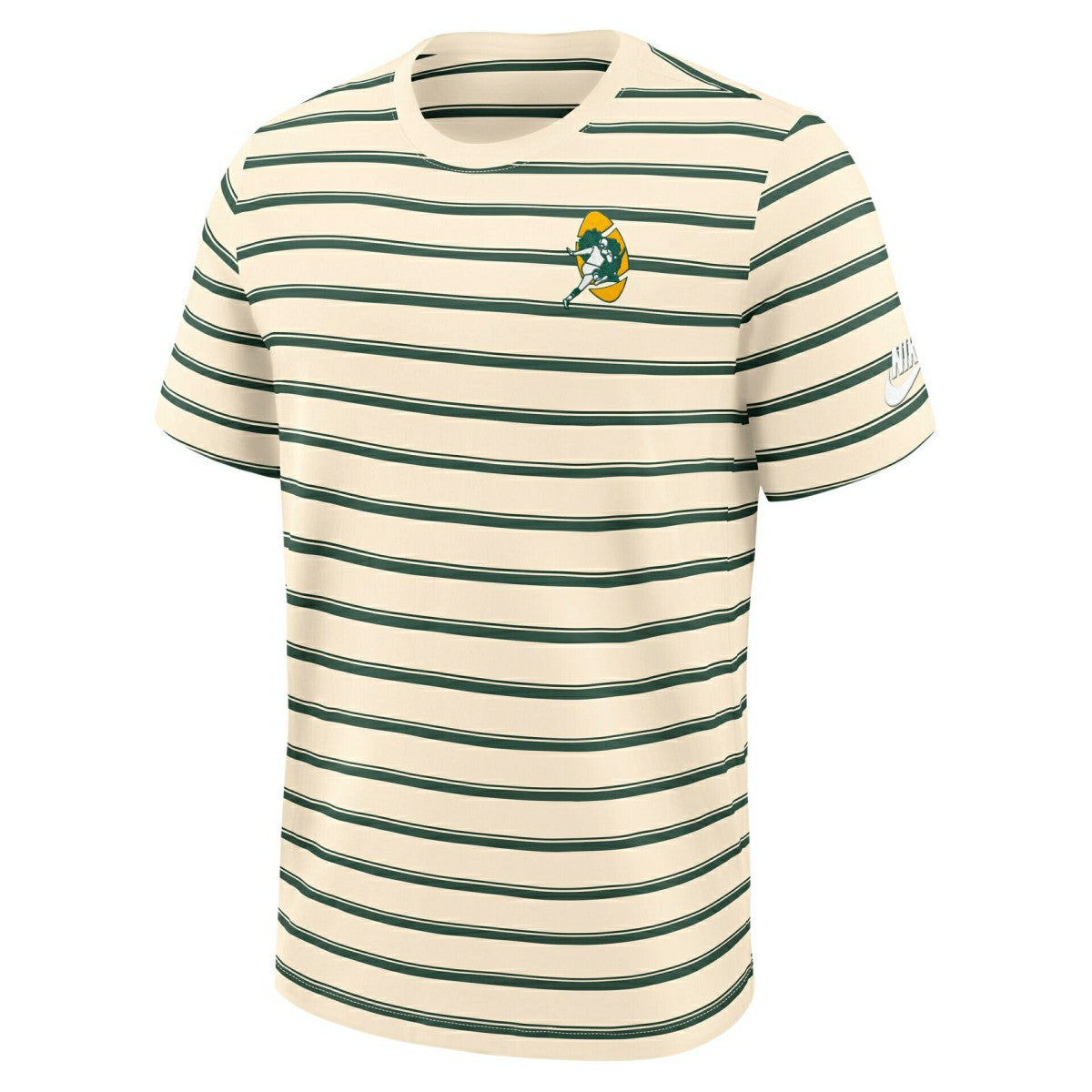 Green Bay Packers Rewind Striped Club NFL T-Shirt Fashion